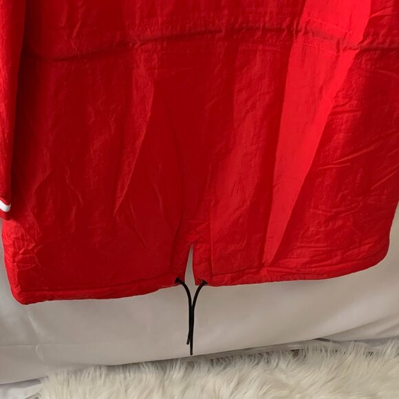 NIKE Dugout Long Full Zip Parka Jacket in Red/White Sz MEDIUM - Picture 6 of 7